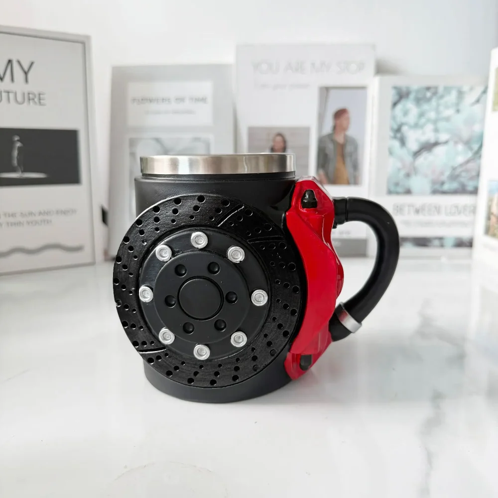 Globetrek° BrakeMug – Bil Entusiast Racing Inspireret Kaffe Bremse Krus Roed