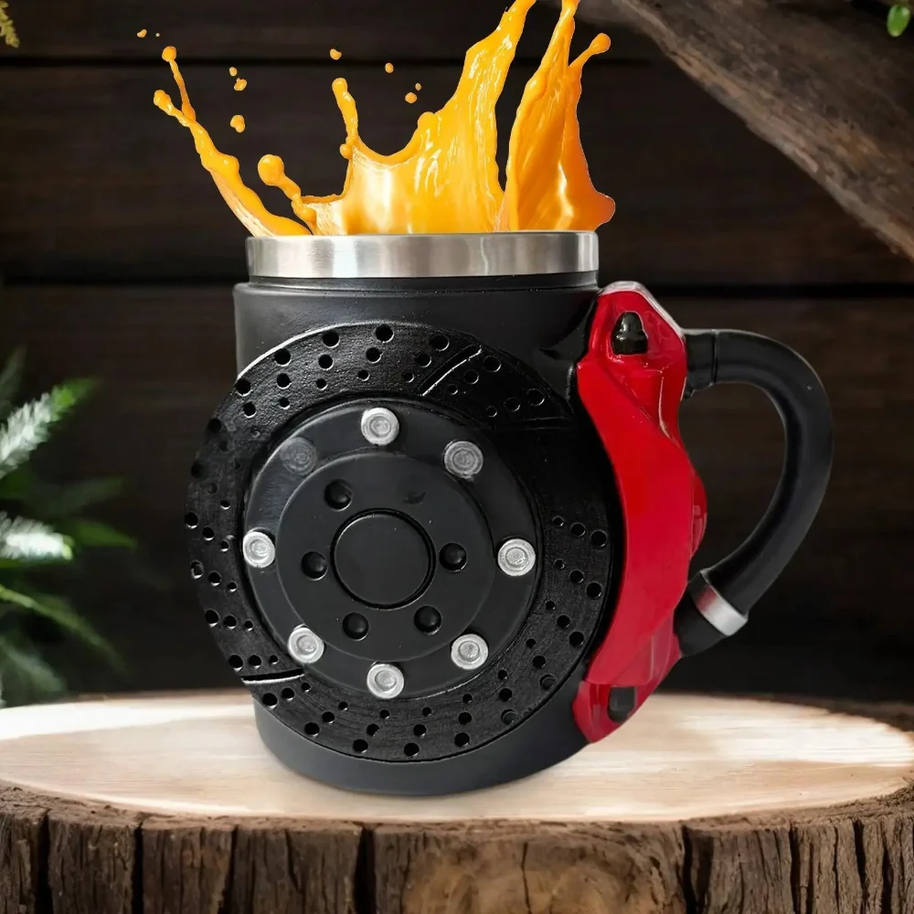 Globetrek° BrakeMug – Bil Entusiast Racing Inspireret Kaffe Bremse Krus Roed