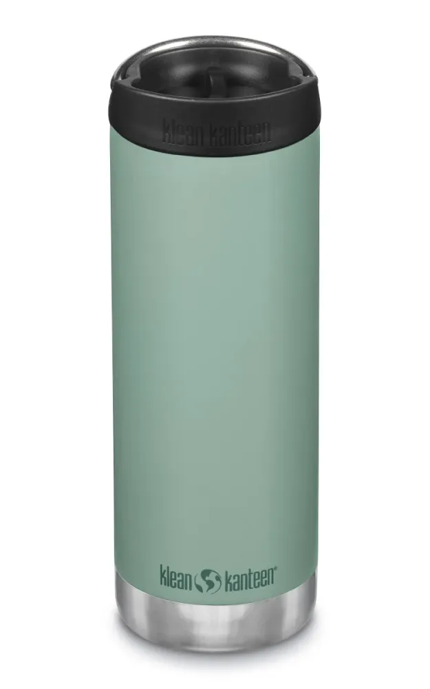 Klean Kanteen - TKWIDE- termoflaske 473 ml. - café cap - beryl forest
