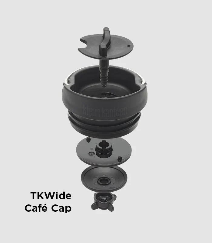 Klean Kanteen - TKWIDE- termoflaske 473 ml. - café cap - beryl forest