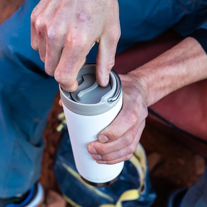 Klean Kanteen - TKWIDE- termoflaske 473 ml. - café cap - beryl forest