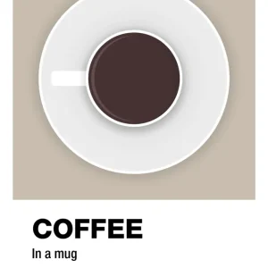 plakat: coffee mug - creamy mushroom 60