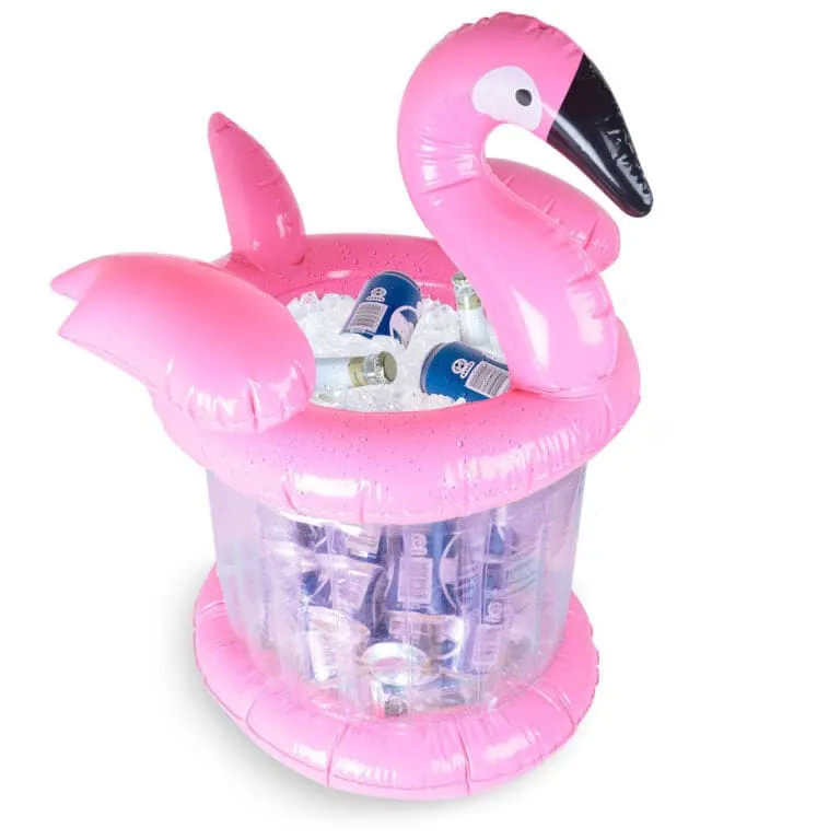 Køler til drikkevarer - Oppustelig flamingo