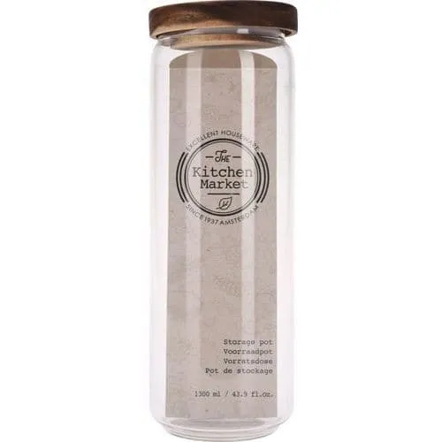 Excellent Houseware - Opbevaringsglas M/Låg - 1,3L.