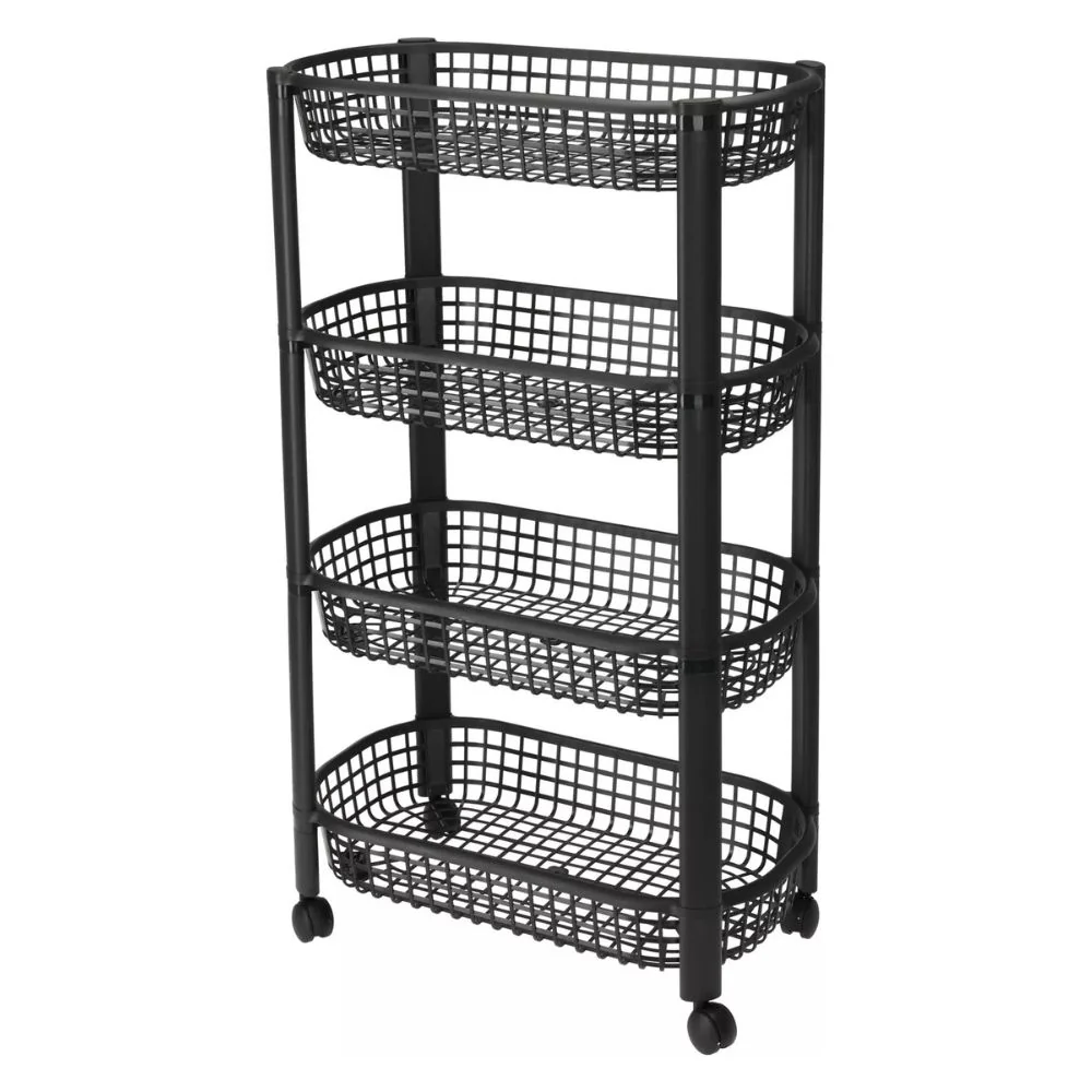 Rullebord med 4 kurve - 46.5x26x79 cm