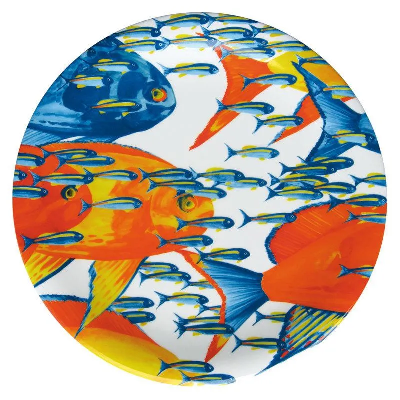 Taitù rund serveringsfad Caribisk fint porcelæn porcelæn 2-699
