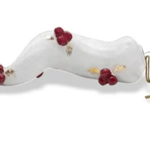 Sbordone Lucky Horn 15cm porcelæn guld dekoration CR10R