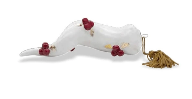 Sbordone Lucky Horn 15cm porcelæn guld dekoration CR10R