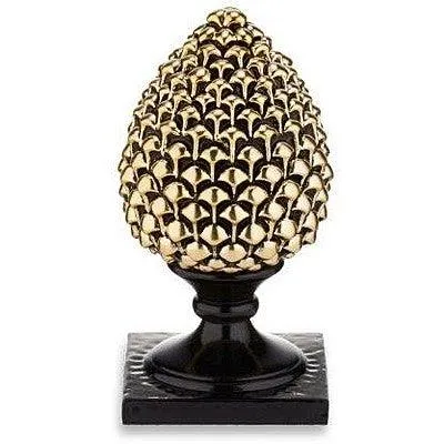 Sovrani La Pigna guldbelagt harpiks sort base H19cm R 17313 2 GULD