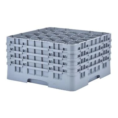 Opvaskekurv Cambro 50x50 cm til glas 25-rum Plast Grå,stk