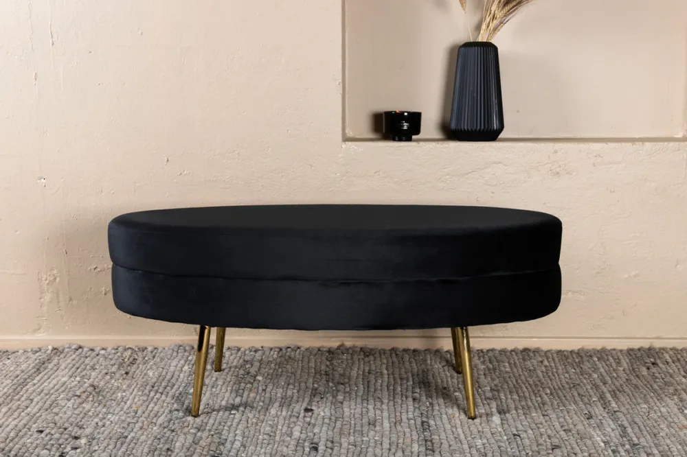 Otto Ottoman 40 x 41 x 100 Ebony