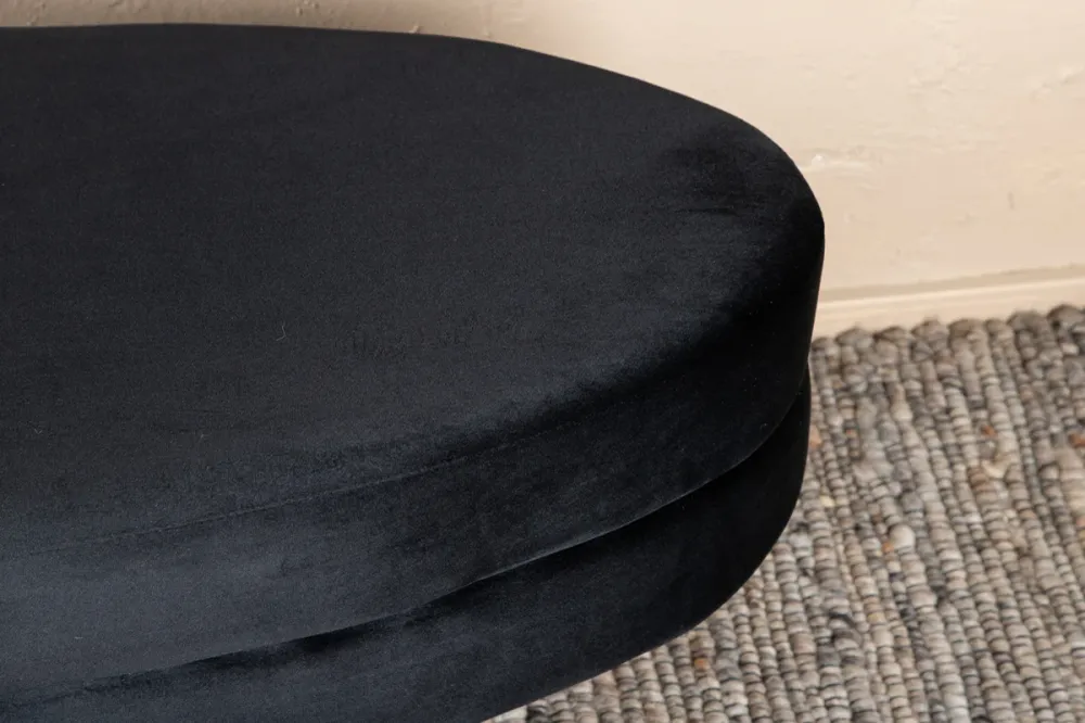 Otto Ottoman 40 x 41 x 100 Ebony
