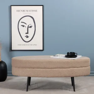 Otto Ottoman 40 x 41 x 100 Taupe