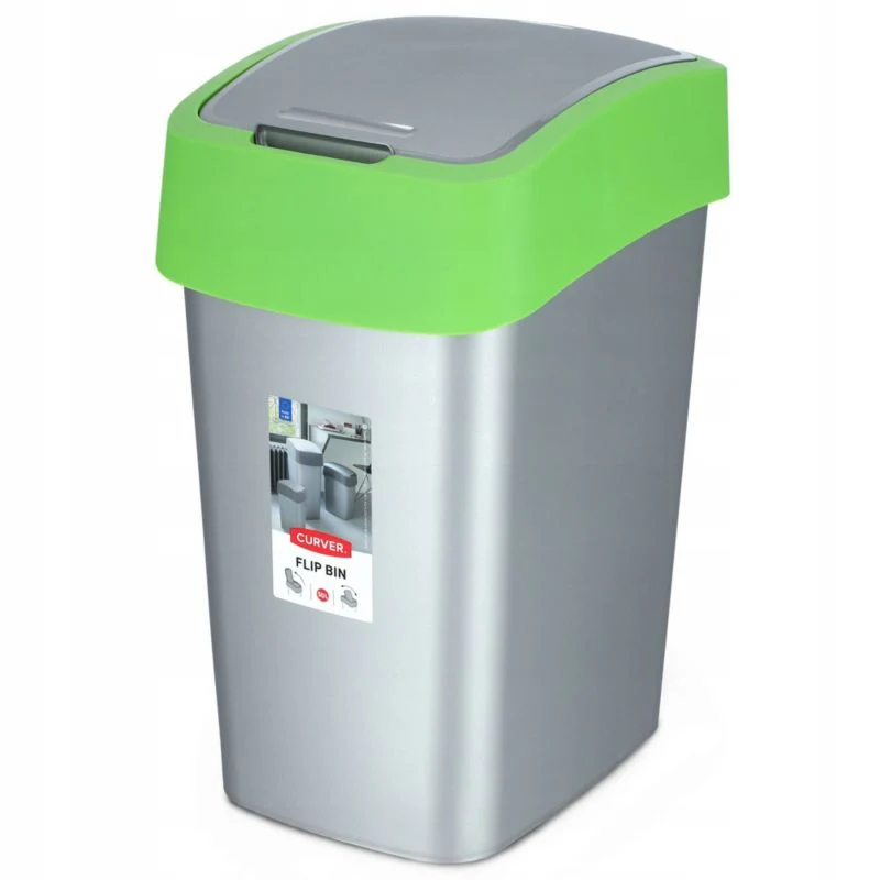 Curver Flip Bin affaldsspand 50L, grøn
