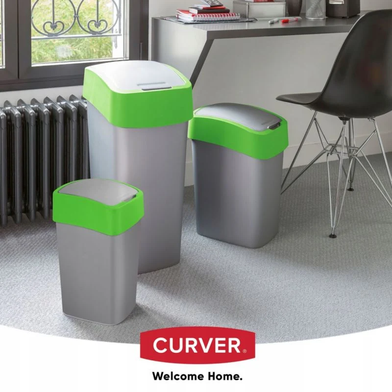 Curver Flip Bin affaldsspand 50L, grøn