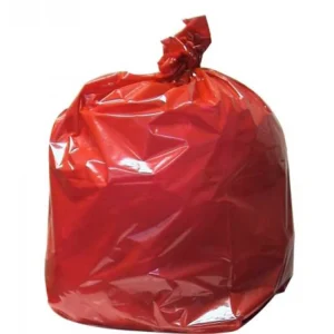 Plastikposer 60 liter - Rød - 150 stk.