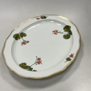 Royal Copenhagen Art Nouveau Stel No. 225 Pelargonoe Ovalt Fad No. 2014