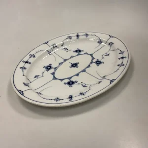 Royal Copenhagen Musselmalet Riflet Ovalt Fad No. 365