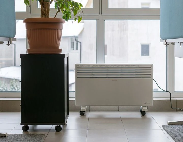 Kaltmann K-OK1500 elektrisk konvektorvarmer 1500 W til 15 m², ivory, 1 stk.
