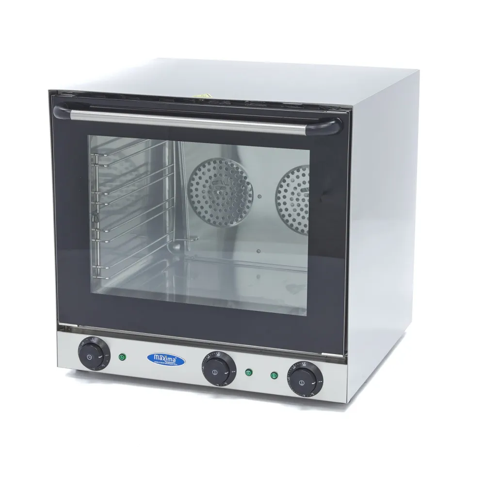 Konvektionsovn - Grill - Passer til 4 bakker - Samlet timer - op til 300°C (VT)