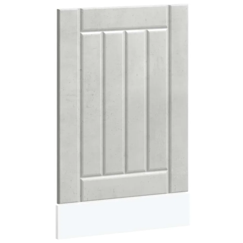 Opvaskemaskinepanel Lucca Formulated Træ Beton Grå