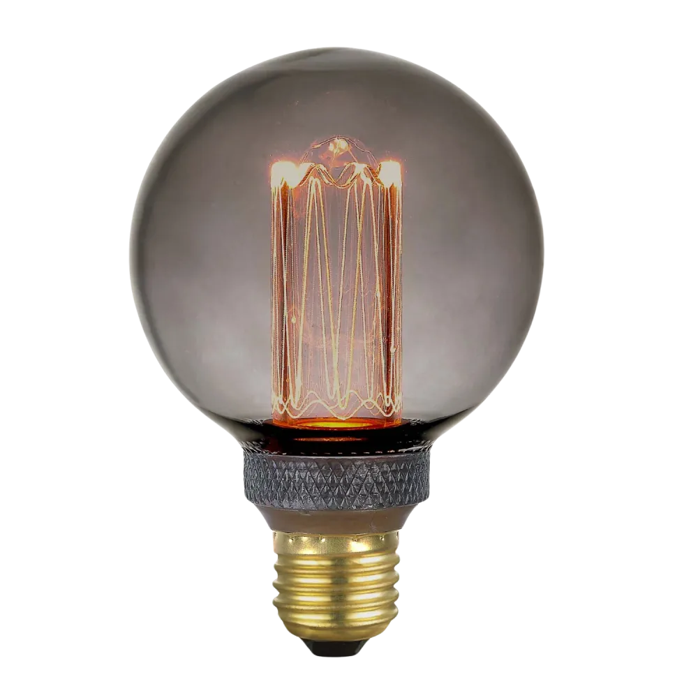 Halo Design Color Mini Globe LED Dim Smoke