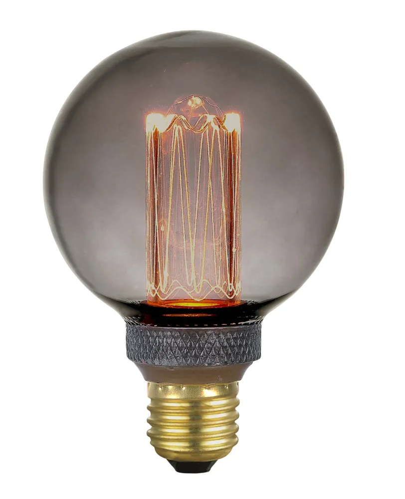 Halo Design Color Mini Globe LED Dim Smoke