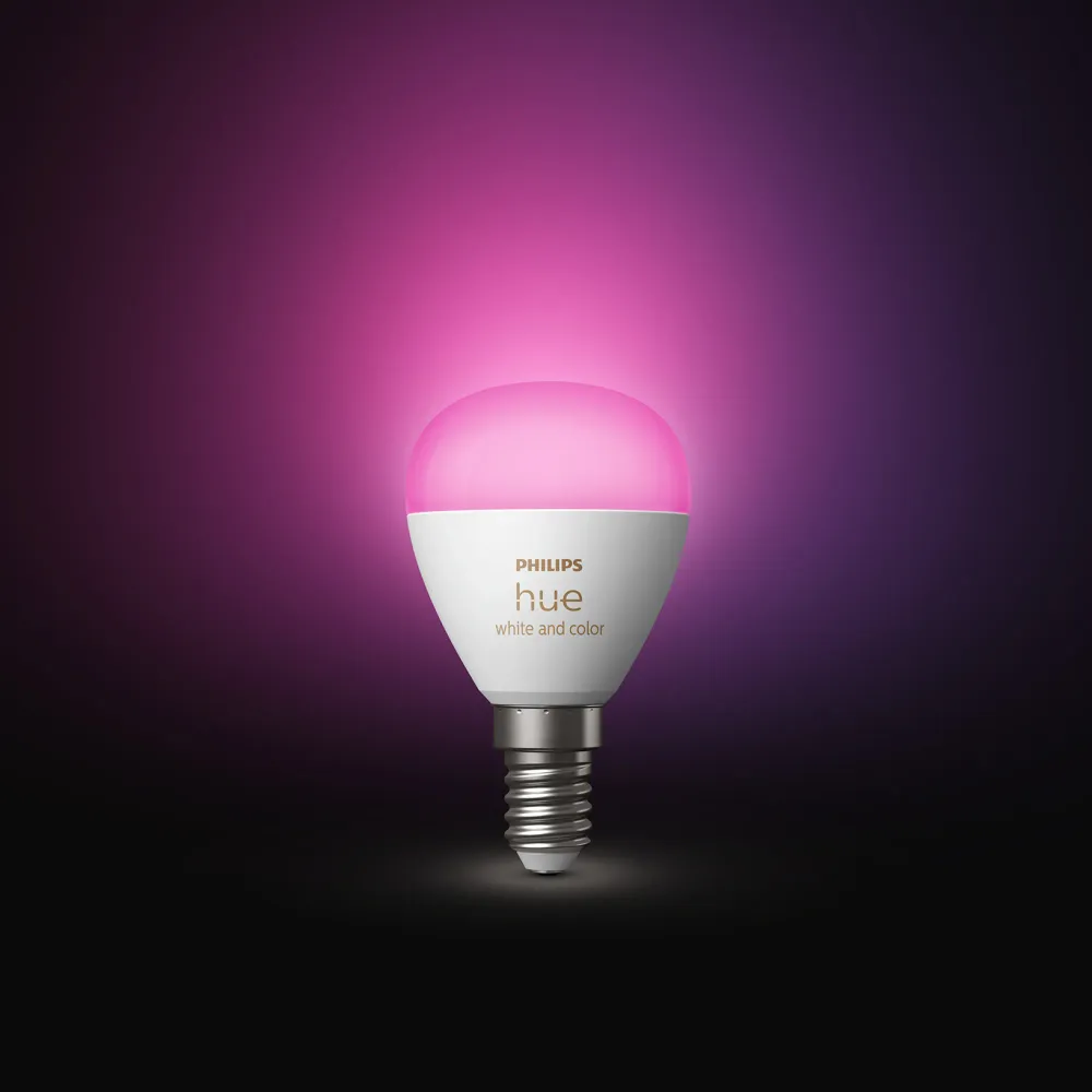 Philips Hue - Hue WCA 5,1W luster E14 krone - color