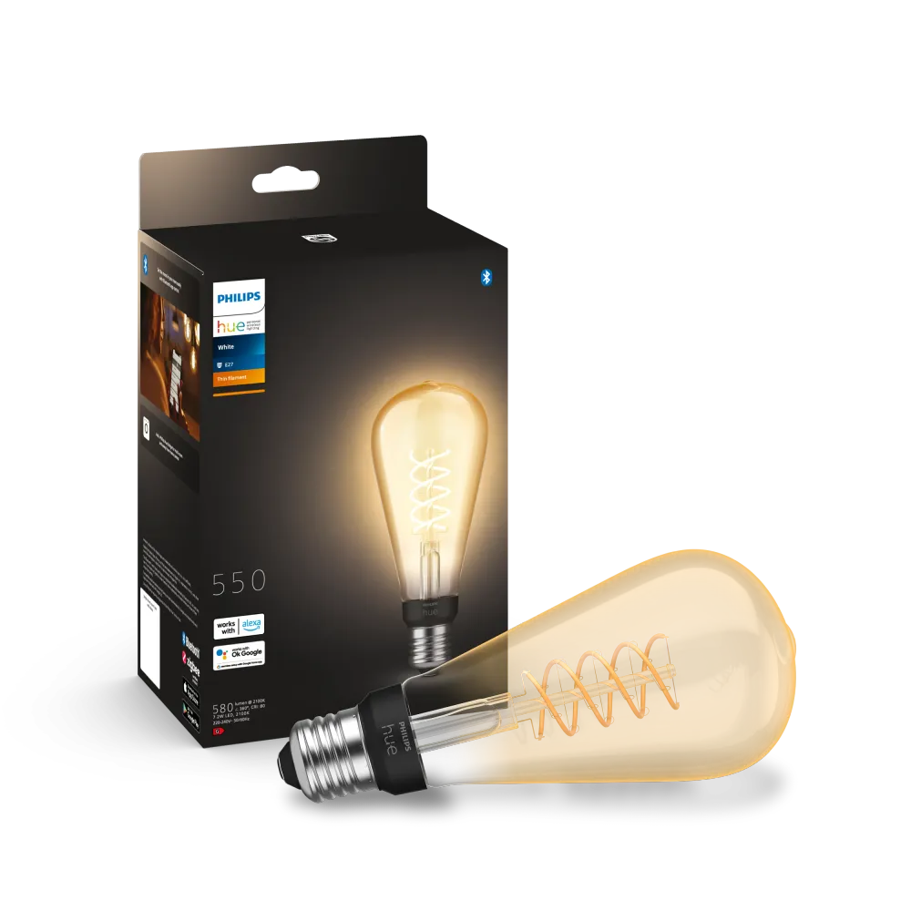 Philips HueW 7.2W Fil ST72 E27 EUR