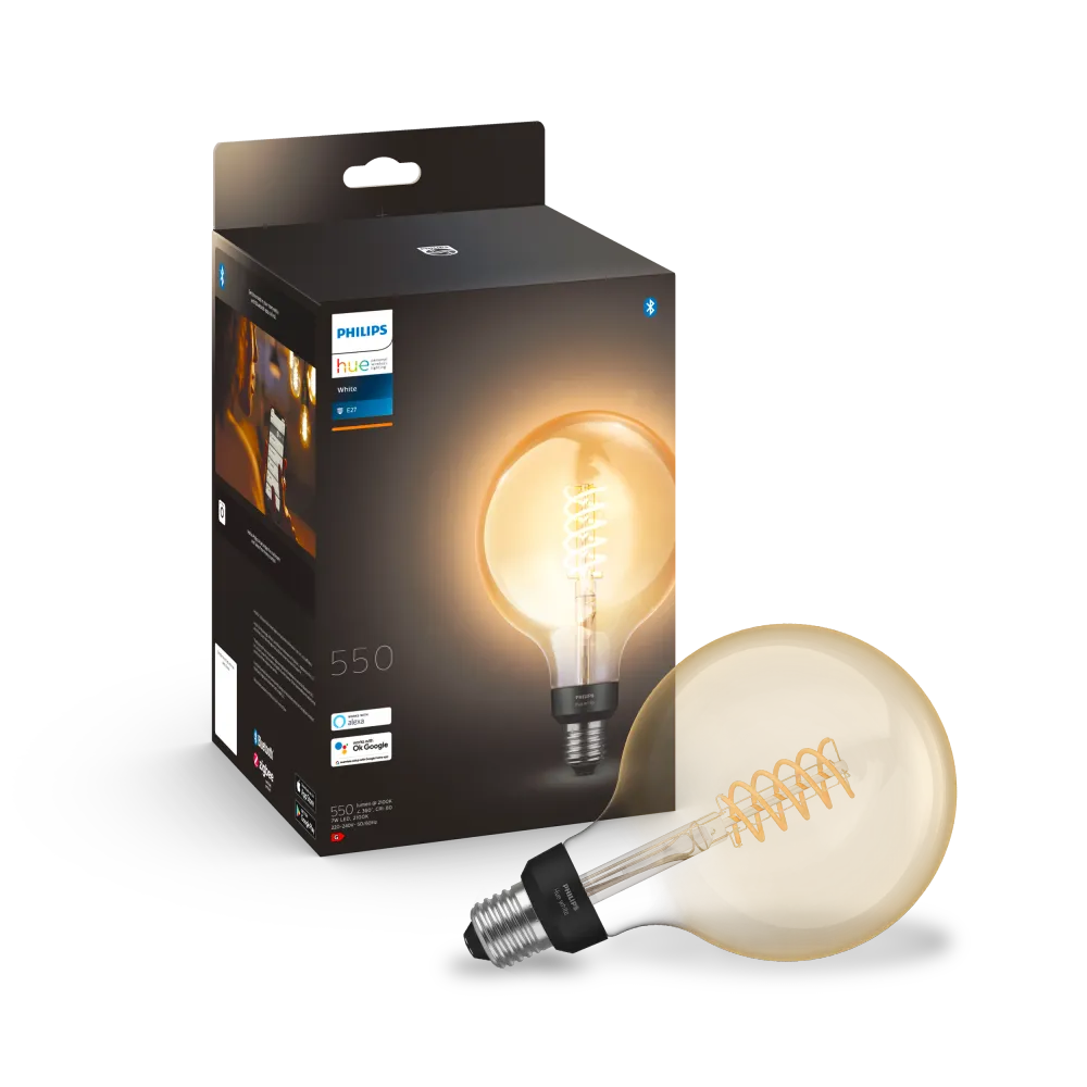 Philips HueW 7W Fil G125 EUR E27