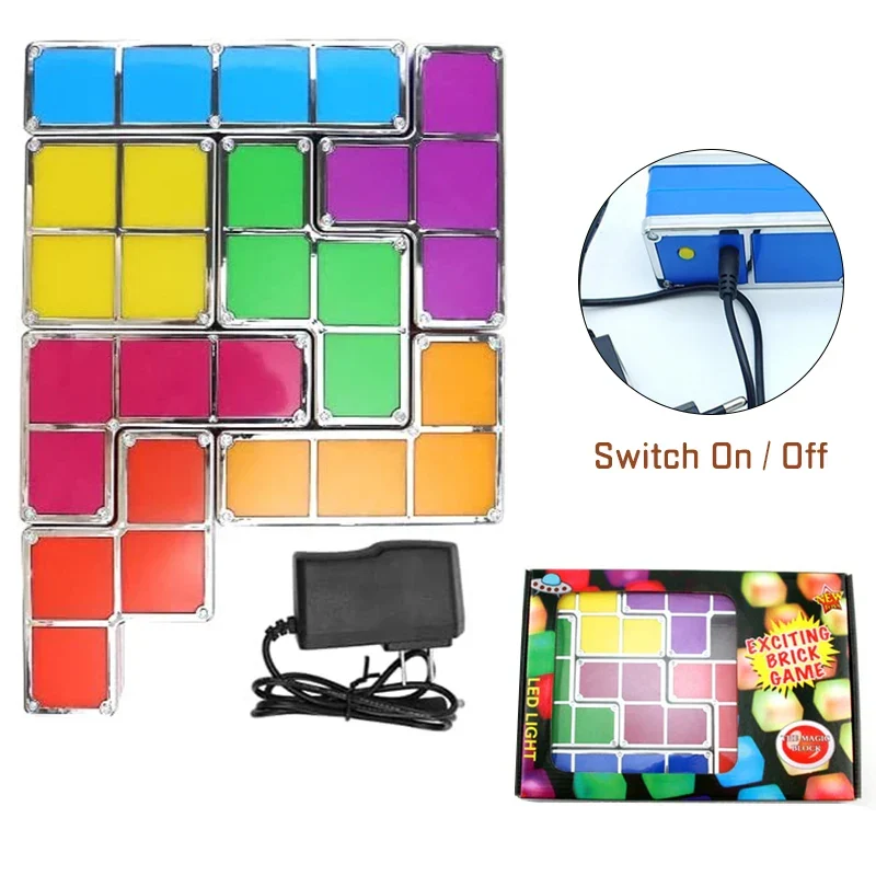 Tetris Night Light™ - Tænd din kreativitet - Tetris-lampe
