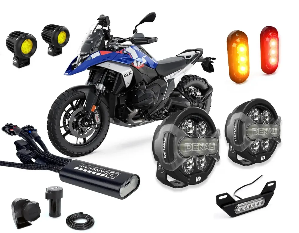 BMW R1300GS Ultimativ CANsmart™ Off-Road LED Belysning & Synlighedspakke DENALI Electronics