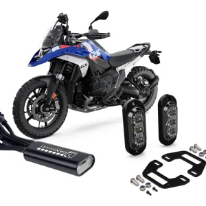 DENALI Bagudrettet Synlighedspakke til BMW R1300GS & R1300GS Adv DENALI Electronics