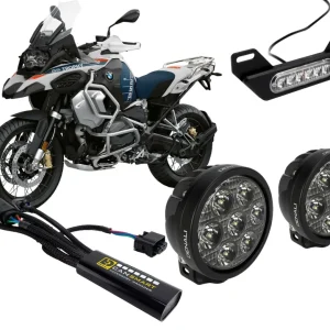 DENALI D7, B6 & Cansmart™ belysningspakke til BMW R1250GS, GSA, RT, RS, R & de fleste R1200 modeller DENALI Electronics