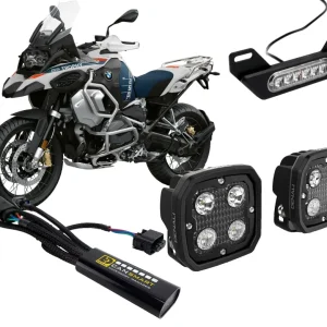 DENALI D4, B6 & Cansmart™ belysningspakke til BMW R1250GS, GSA, RT, RS, R & de fleste R1200 modeller DENALI Electronics
