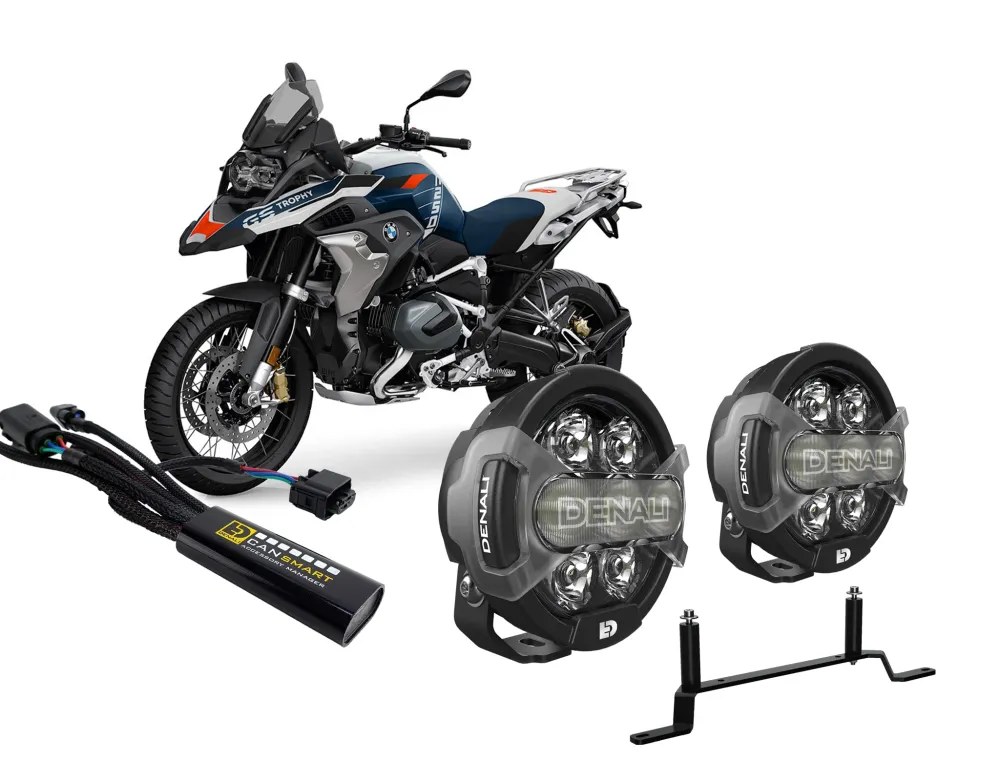 DENALI D7 PRO CANsmart™ Pakke til din BMW R1250GS '19-'23 & R1200GS '13-'18 DENALI Electronics