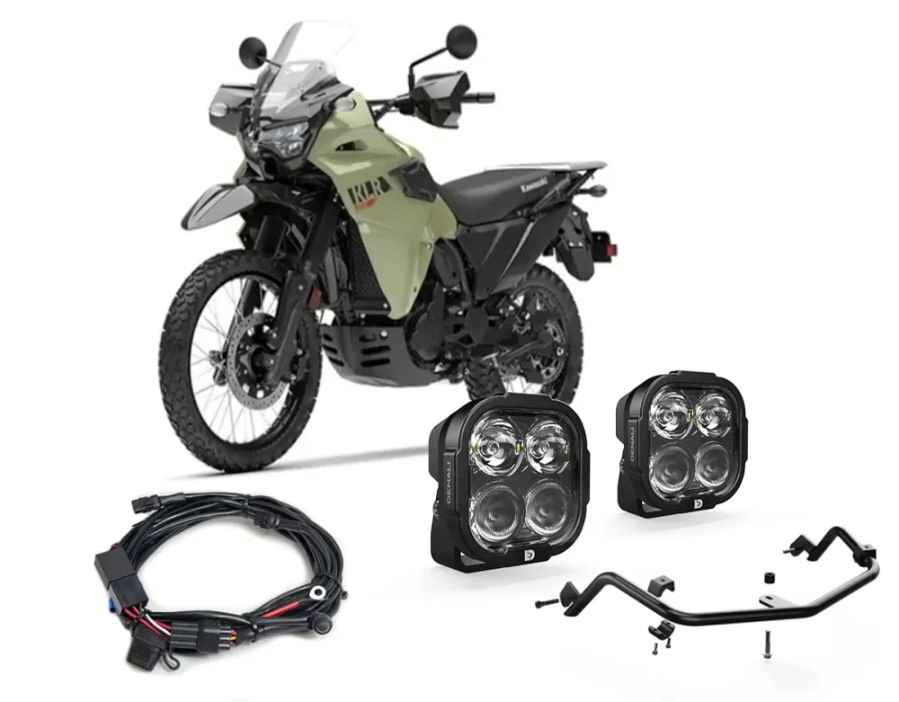 DL4 Essential Belysningspakke - Kawasaki KLR 650 S 2022+ DENALI ELECTRONICS