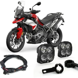 DL4 Essential Belysningspakke - Triumph Tiger 900 2020+ & Tiger 1200 2022+ DENALI ELECTRONICS