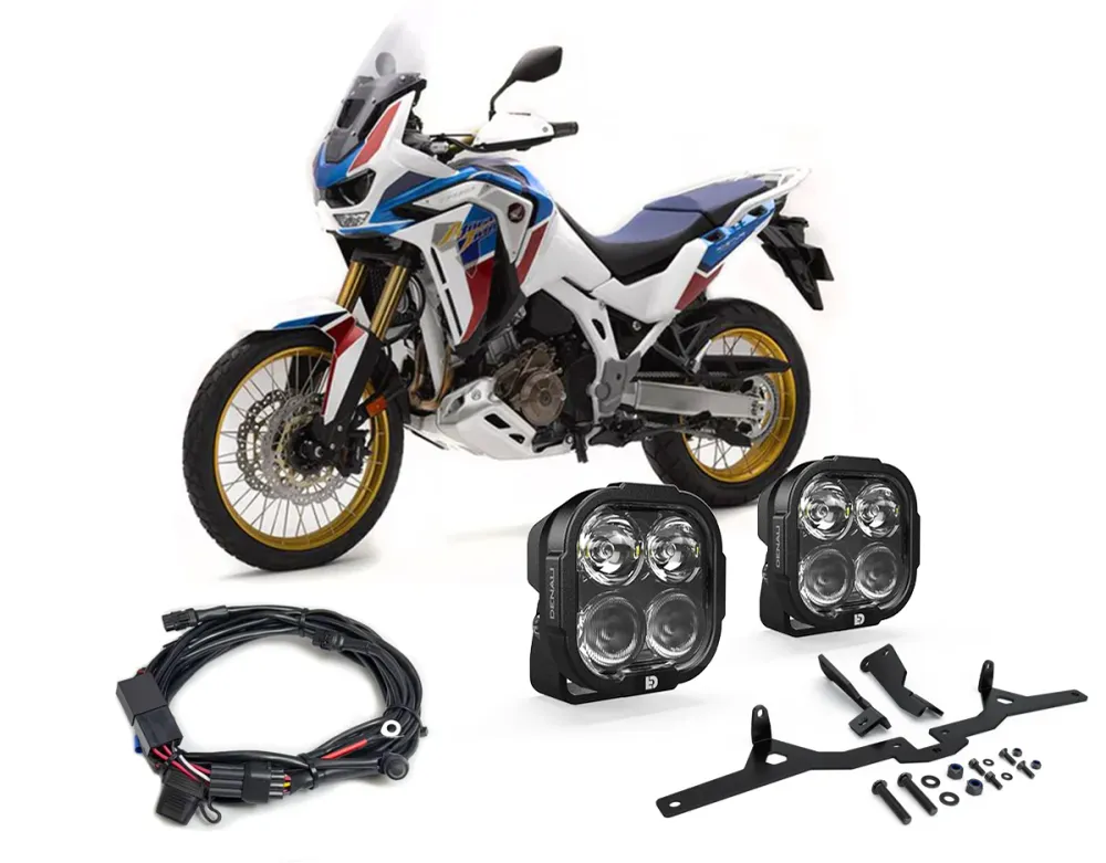 DL4 Essential belysningssæt - Honda Africa Twin 1100 Adventure Sports ES 2020+ DENALI ELECTRONICS