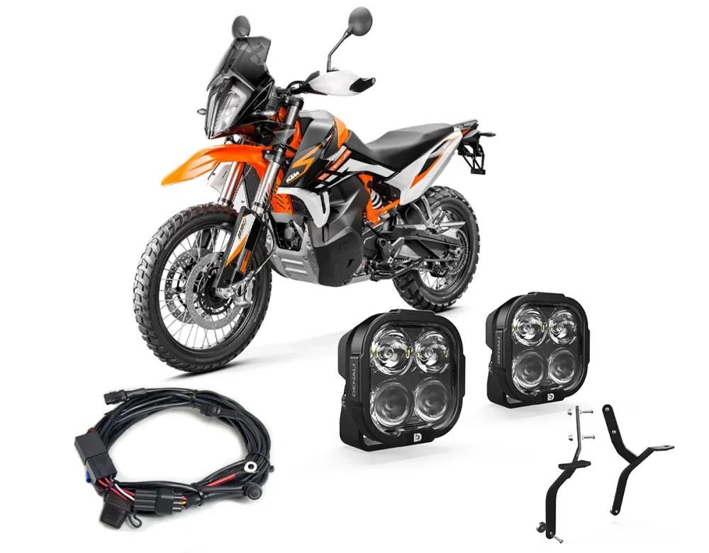 DL4 Essential belysningssæt - KTM 790 ADV '19-'20, 890 ADV '21-'22 DENALI ELECTRONICS