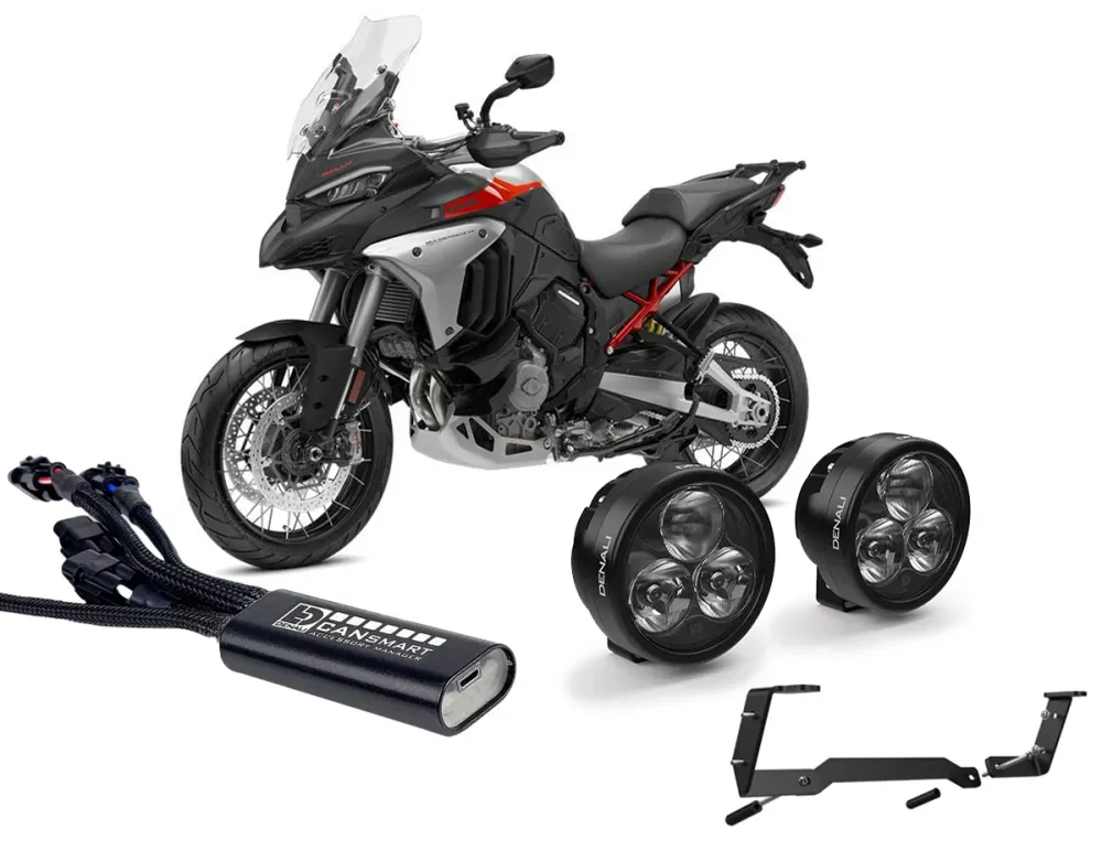 D3 Premium Belysningspakke - Ducati Multistrada V4 2021+ DENALI ELECTRONICS