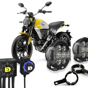 D7 Pro Premium Belysningspakke - Ducati Scrambler 800 2015+ / 1100 2018-2024 DENALI ELECTRONICS