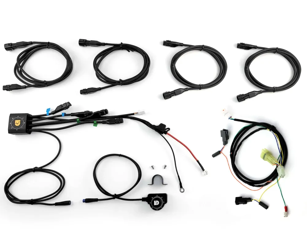 D7 Pro Premium Belysningspakke - Kawasaki KLR 650 S 2022+ DENALI ELECTRONICS