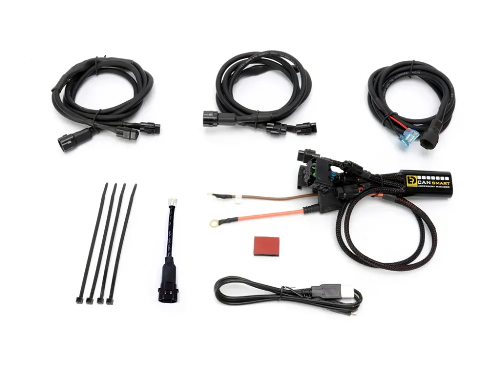 D7 Pro Premium Belysningspakke med Crashbar-beslag - BMW K1600 / R9T / R18 / S1000 XR / F900 XR / F800 GS / F850GS / F750G...