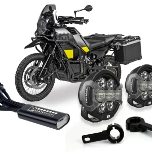 D7 Pro Premium Belysningspakke med Crashbar-beslag - Husqvarna Norden 901 2023+ DENALI ELECTRONICS