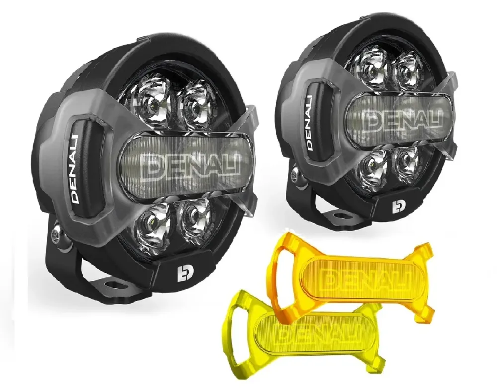 D7 Pro Premium Belysningspakke med Crashbar-beslag - Kawasaki KLR 650 S 2022+ DENALI ELECTRONICS