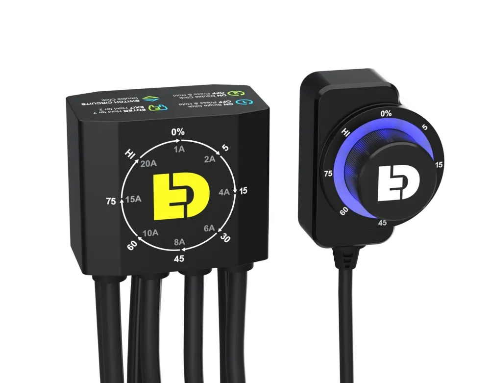 D7 Pro Premium Belysningspakke med Crashbar-beslag - Kawasaki KLR 650 S 2022+ DENALI ELECTRONICS