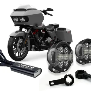 D7 Pro Premium Belysningspakke med Motorbeskyttelsesbeslag - Harley Davidson Motorcykler DENALI ELECTRONICS