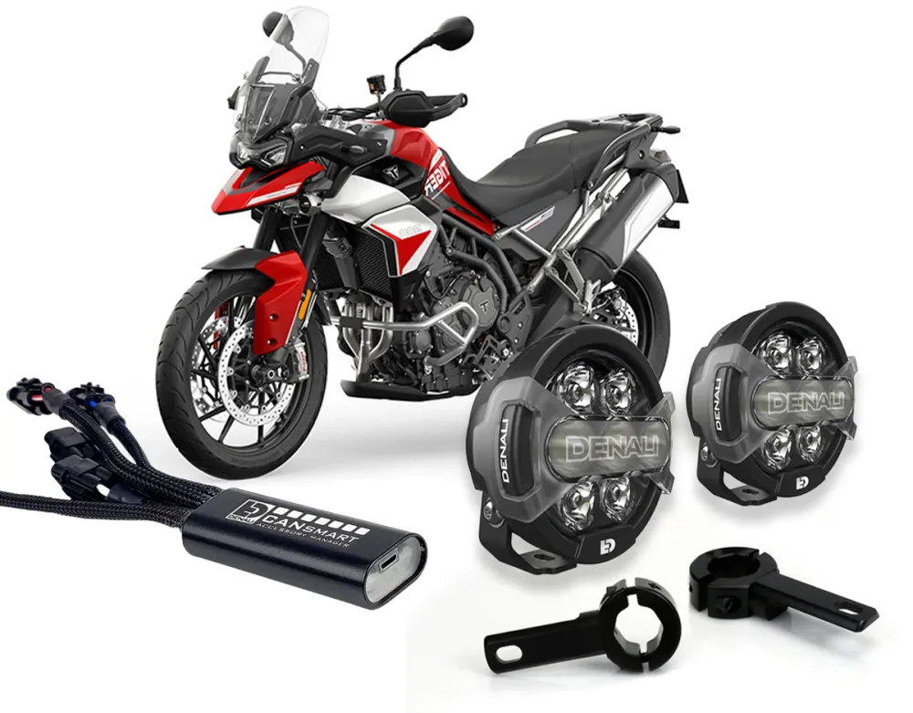 D7 Pro Premium Belysningspakke - Triumph Tiger 900 2020+ & Tiger 1200 2022+ DENALI ELECTRONICS