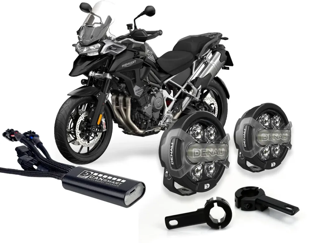 D7 Pro Premium Belysningspakke - Triumph Tiger 900 2020+ & Tiger 1200 2022+ DENALI ELECTRONICS